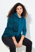 Sweat-shirt à capuche et manches longues, imprimé patchwork