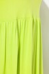 Jersey jurk, V-hals, volants
