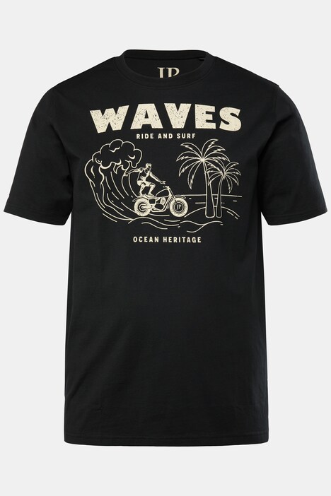 JP1880 T-Shirt, Halbarm, Brustprint, bis 8 XL