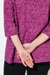 Shirt, blomster, læg, A-form, V-udskæring, 3/4-ærmer