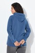 Sudadera con capucha, look vintage, cordón decorado, manga larga