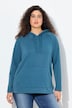 Hoodie, Vintage-Look, verzierte Kordel, Langarm