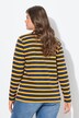 Maglia a righe con maniche lunghe e scollo a girocollo