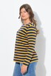Maglia a righe con maniche lunghe e scollo a girocollo