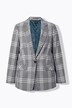 Blazer, design med tern, reverskrave, lange ærmer
