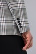 Blazer, design med tern, reverskrave, lange ærmer