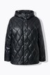 Faux Leather Quilted Jacket
