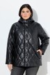 Faux Leather Quilted Jacket