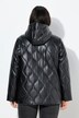 Faux Leather Quilted Jacket