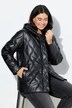 Faux Leather Quilted Jacket