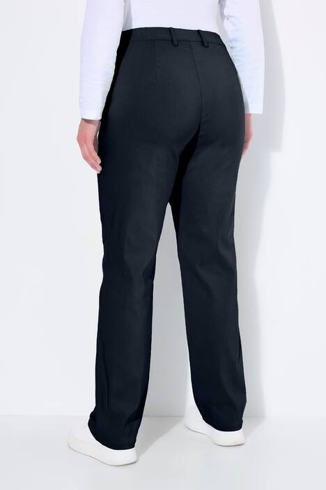 Pantalón elástico térmico Mony, pierna cónica, bolsillos con cremallera