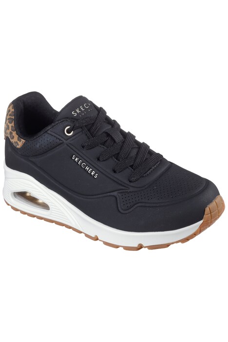 Tenisky Skechers, leopardí detaily, paměťová pěna, šířka G