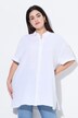 Chemisier oversize en mousseline, grand œil dans le dos