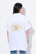 Chemisier oversize en mousseline, grand œil dans le dos