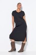 Abito midi dal taglio oversize in mussola