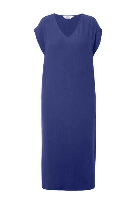 Midi šaty, oversize, mušelín