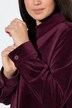 Chemise à manches longues en velours côtelé, poches et col chemise