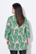 Blusa, forma en A, estampado de leopardo