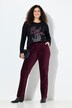 Corduroy broek Ruby, rechte pijpen, elastische tailleband