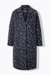 Frakke, leopardprint, reverskrave, lange raglanærmer