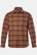 Chemise en flanelle STHUGE, manches longues, coupe Boxy Fit - jusqu'au 8 XL