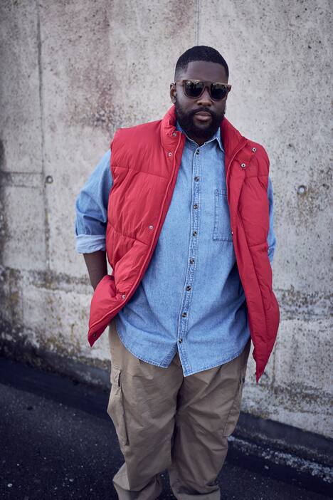 Chemise en jean STHUGE à manches longues, coupe Modern Fit - jusqu'au 8 XL