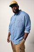 Chemise en jean STHUGE à manches longues, coupe Modern Fit - jusqu'au 8 XL