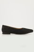 Bailarinas de piel, piel nubuck, ancho H