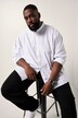 STHUGE overhemd, lange mouwen, oversized Boxy Fit, tot 8XL