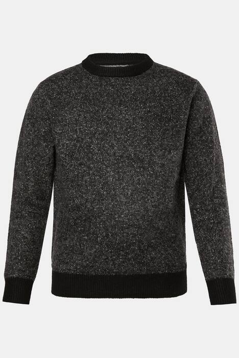 STHUGE Pullover, Two-Tone Strick, bis 8 XL