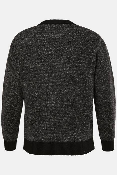 STHUGE Pullover, Two-Tone Strick, bis 8 XL