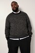 STHUGE Pullover, Two-Tone Strick, bis 8 XL
