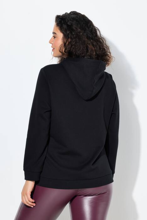 Sweat à capuche et manches longues, laçage fantaisie