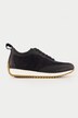 Leren sneaker, leermix, uitneembaar voetbed, wijdte H