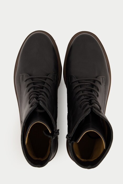 Leder-Stiefeletten, Schnürung, Wechselfußbett, Weite H