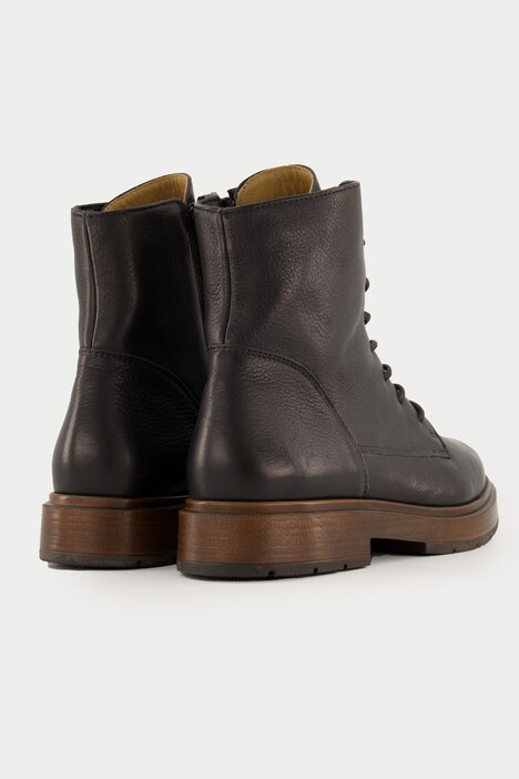 Leder-Stiefeletten, Schnürung, Wechselfußbett, Weite H