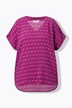 Maglia dal taglio oversize con stampa a rombi