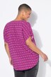 Maglia dal taglio oversize con stampa a rombi