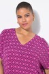 Maglia dal taglio oversize con stampa a rombi