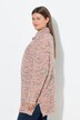 Pull long en maille. Manches longues, col camionneur