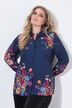 Bluse, A-form, blomstermønster, lange ærmer