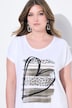 Camiseta, Komfort Fit, rayas con purpurina