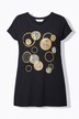 T-shirt, A-form, cirkler med glitter
