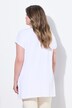 T-shirt coupe évasée, cercles avec petits strass scintillants