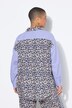 Camisa, corte Oversize, con rayas/leopardo