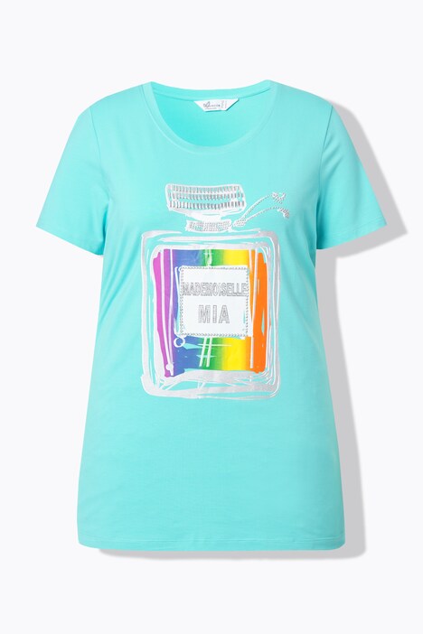 T-shirt dal taglio svasato con flacone