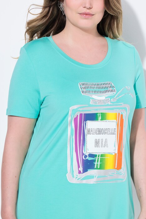 T-shirt dal taglio svasato con flacone