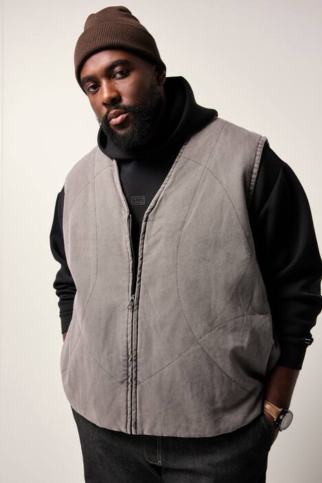 STHUGE vest, warme vulling, tot 8XL