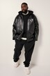 STHUGE leren jas, lamsnappa, leer, teddy voering, tot 7XL