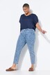 Mom-jeans, leopard, 5-lommer